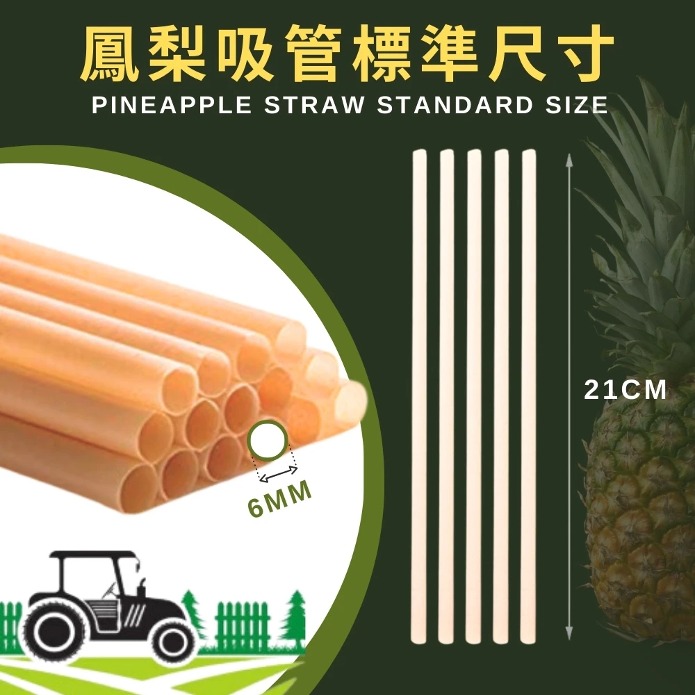 鳳梨纖維吸管品規格